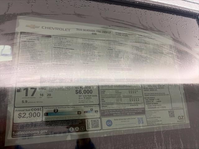 New 2026 Chevrolet Silverado 1500 4WD Crew Cab Standard Bed LT For Sale in Cortland, NY