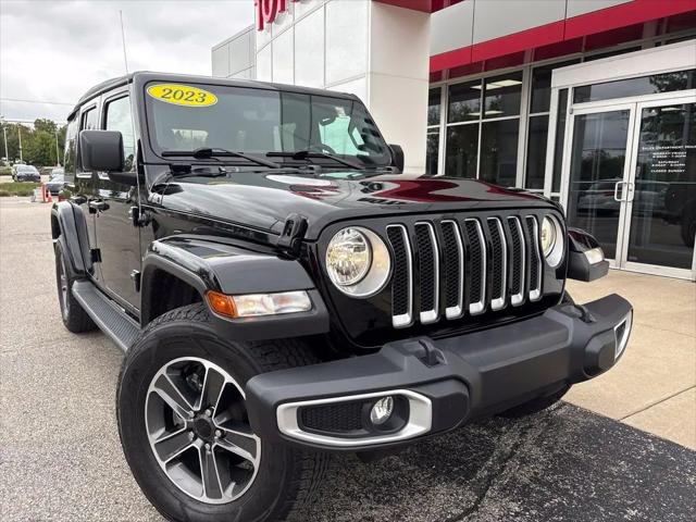 2023 Jeep Wrangler 4-Door Sahara 4x4 for sale in Bloomington, IN