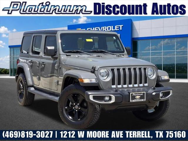 2018 Jeep Wrangler Unlimited Sahara 4x4 for sale in Terrell, TX