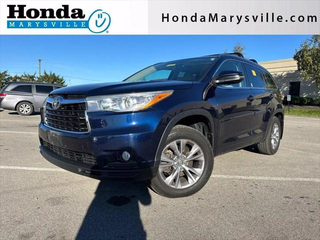 2015 Toyota Highlander XLE V6 for sale in Marysville, OH