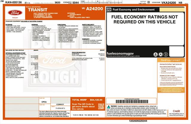 2027 Ford Transit Chassis Base for sale in Redlands, CA