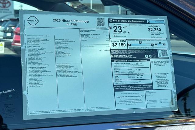 2026 Nissan Pathfinder SL