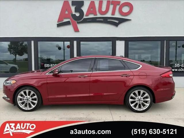 2017 Ford Fusion Platinum for sale in Bondurant, IA