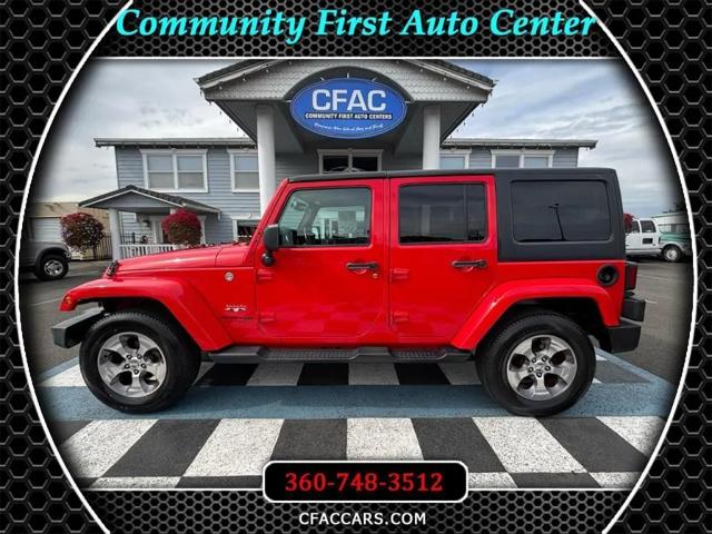 2018 Jeep Wrangler JK Unlimited Sahara 4x4 for sale in Chehalis, WA