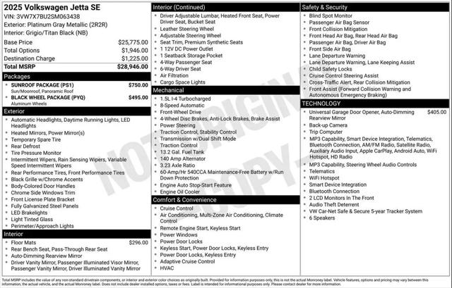2025 Volkswagen Jetta 1.5T SE for sale in Huntsville, AL