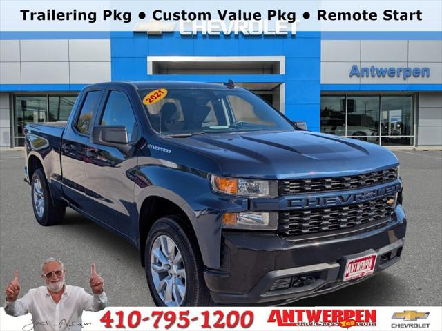 2021 Chevrolet Silverado 1500 4WD Double Cab Standard Bed Custom 2021 Chevrolet Silverado 1500 4WD Double Cab Standard Bed Custom