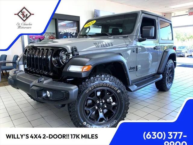 2021 Jeep Wrangler Willys 4x4 for sale in St Charles, IL