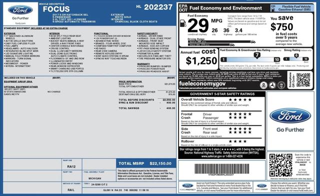 2017 Ford Focus SEL