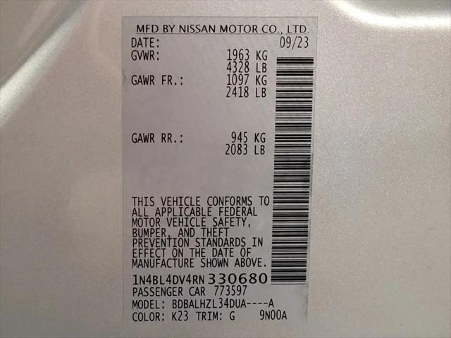 2024 Nissan Altima SV FWD
