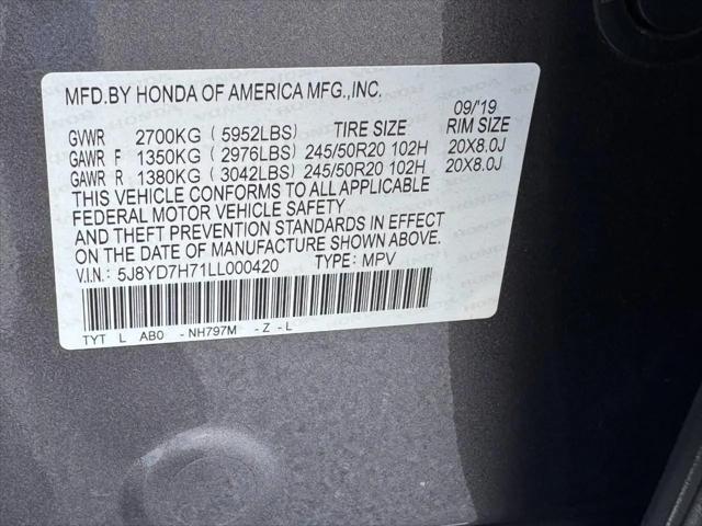 2020 Acura MDX Advance Package