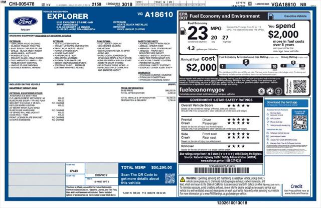 2027 Ford Explorer ST-Line