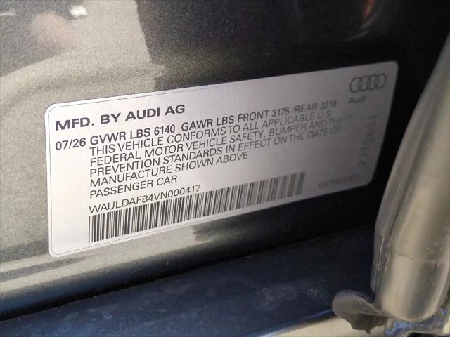 2027 Audi A8 55 TFSI quattro Tiptronic
