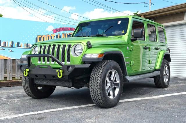 2018 Jeep Wrangler Unlimited Sahara 4x4 for sale in FORT LAUDERDALE, FL