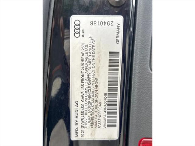 2022 Audi A4 Premium 40 TFSI quattro S tronic