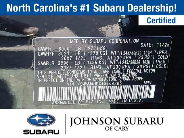 2026 Subaru Ascent Limited Bronze Edition 7-Passenger
