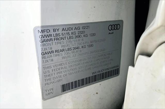 2021 Audi Q3 Premium 40 TFSI quattro Tiptronic