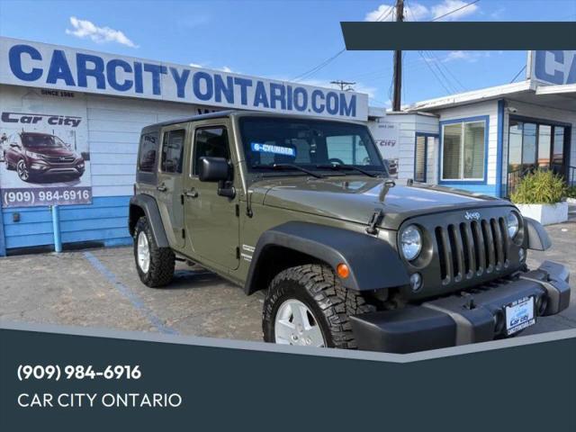 2015 Jeep Wrangler Unlimited Sport for sale in Ontario, CA