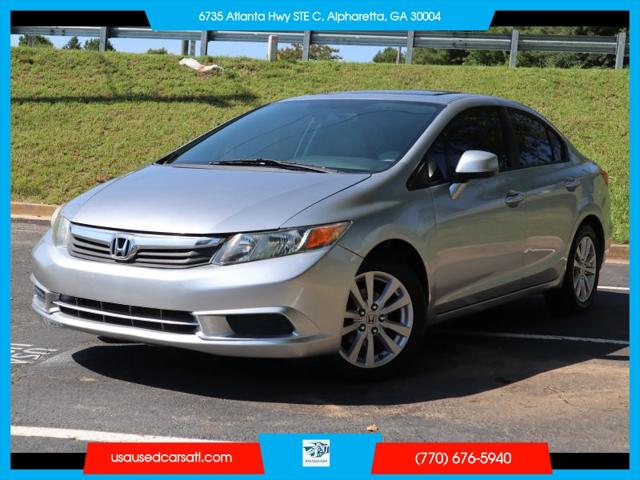 2012 Honda Civic EX for sale in Alpharetta, GA