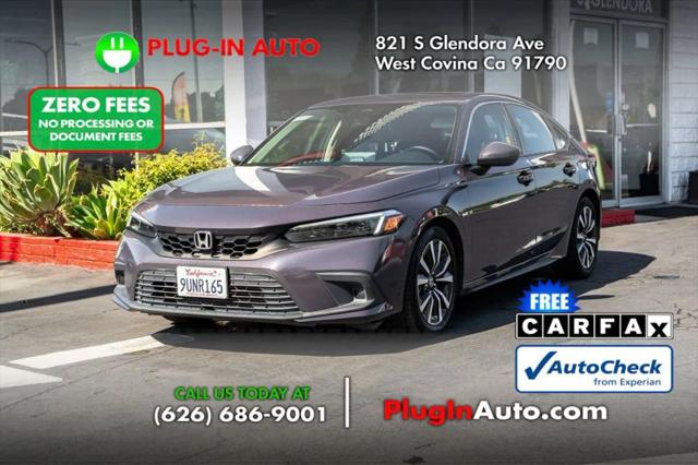 2022 Honda Civic EX-L for sale in West Covina, CA