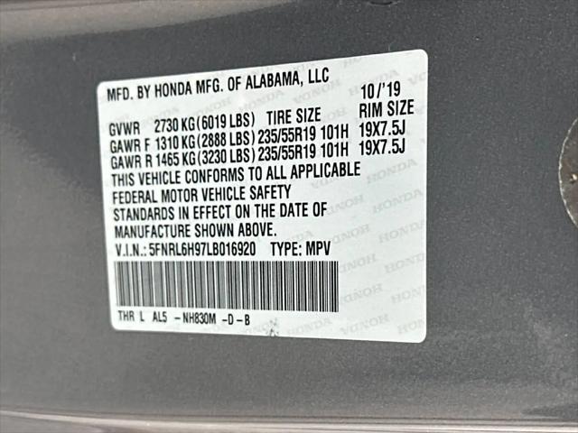 2020 Honda Odyssey Elite