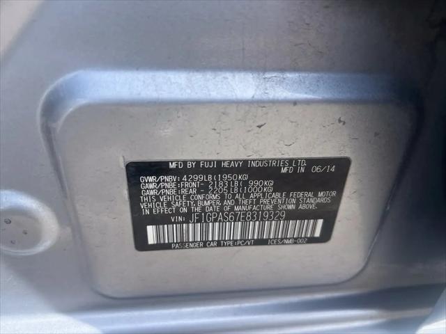 2014 Subaru Impreza 2.0i Sport Limited
