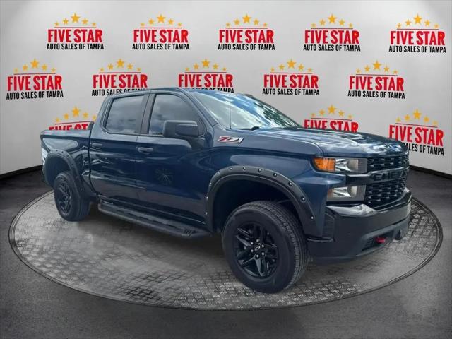 2021 Chevrolet Silverado 1500 4WD Crew Cab Short Bed Custom Trail Boss for sale in Tampa, FL