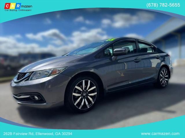 2015 Honda Civic EX-L for sale in Ellenwood, GA