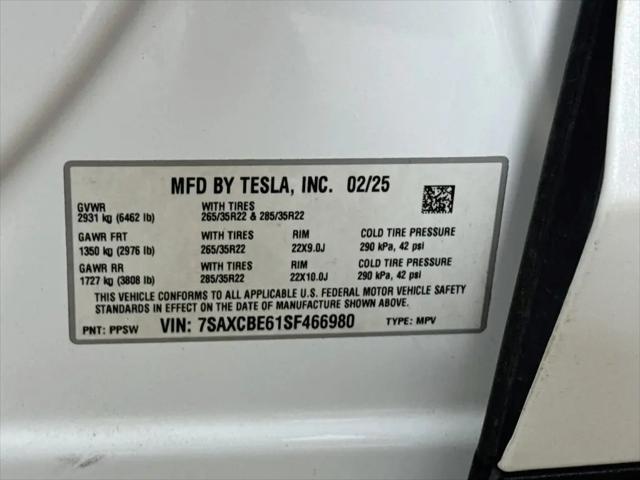 2025 Tesla Model X Plaid