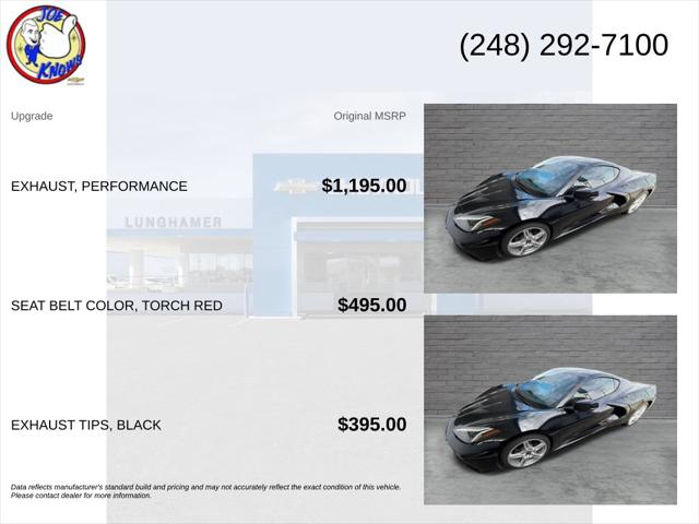 Used 2024 Chevrolet Corvette Stingray RWD Coupe 1LT For Sale in Waterford Twp, MI