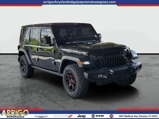 2023 Jeep Wrangler 4-Door Willys 4x4 for sale in Tamarac, FL