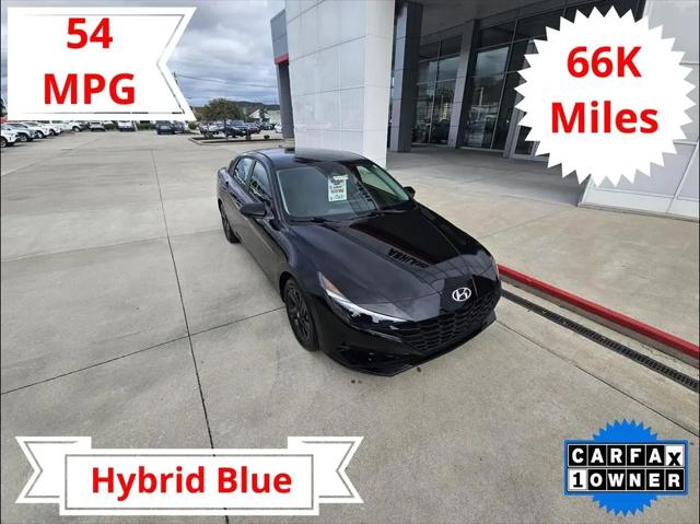 2021 Hyundai Elantra Hybrid Blue for sale in Ashland, KY