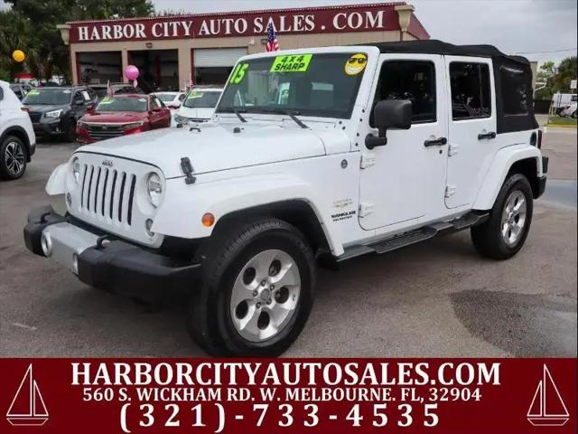 2015 Jeep Wrangler Unlimited Sahara for sale in West Melbourne, FL