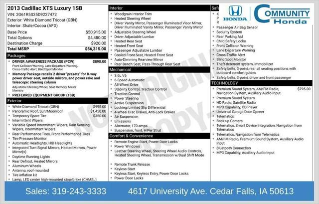 2013 Cadillac XTS Luxury for sale in Cedar Falls, IA