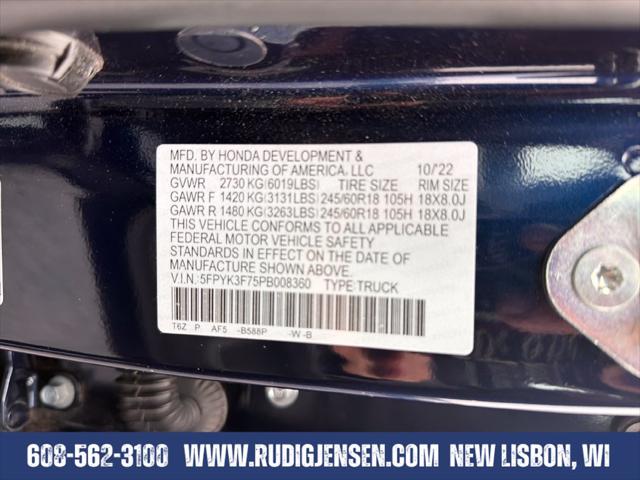 2023 Honda Ridgeline RTL-E