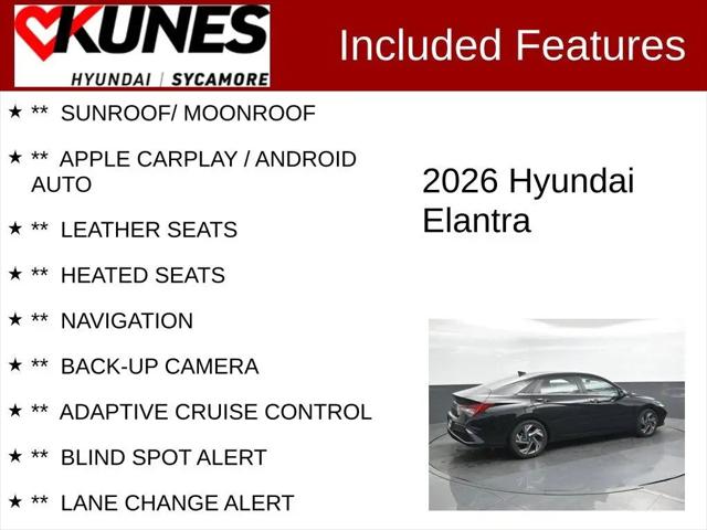 2026 Hyundai Elantra Hybrid Limited for sale in Sycamore, IL
