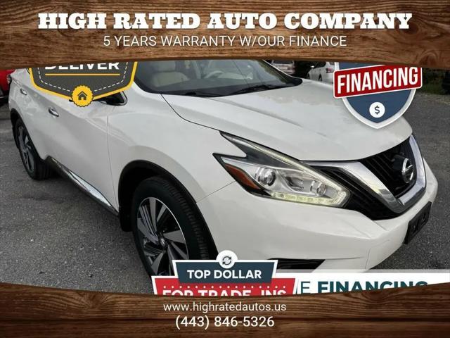 2015 Nissan Murano Platinum for sale in Abingdon, MD