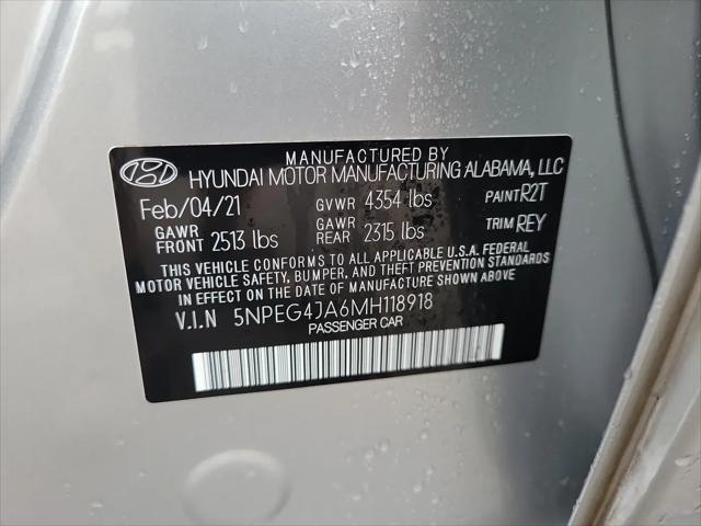 2021 Hyundai Sonata SE