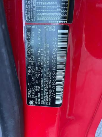 2002 BMW 325Ci 325Ci