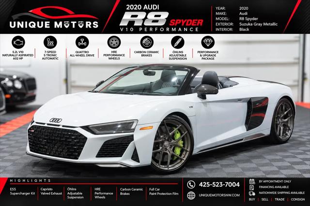 2020 Audi R8 Spyder V10 performance quattro S tronic for sale in Kent, WA