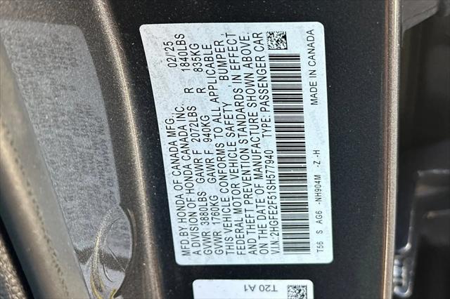 2025 Honda Civic Sport