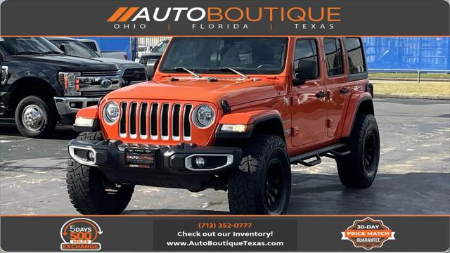 2018 Jeep Wrangler Unlimited Sahara 4x4 for sale in Alvin, TX