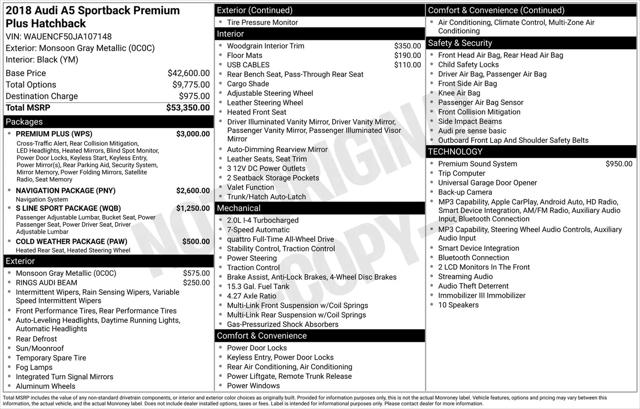 2018 Audi A5 2.0T Premium for sale in Schaumburg, IL