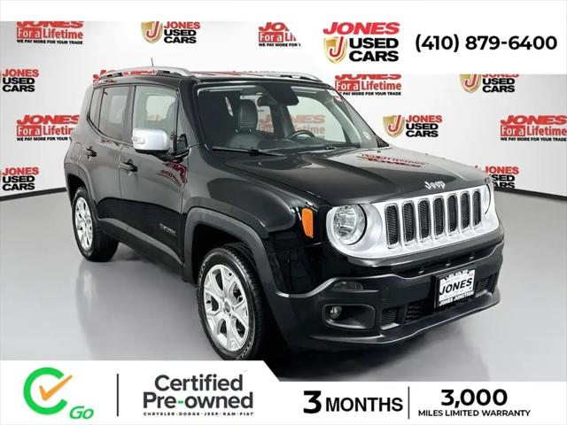 2018 Jeep Renegade Limited 4x4 for sale in Bel Air, MD