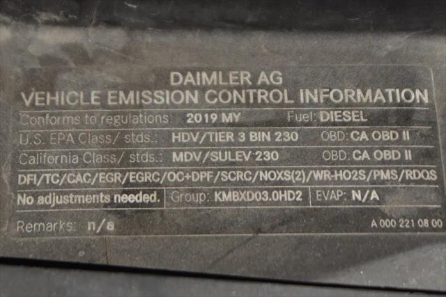 2019 Freightliner Sprinter Standard Roof V6