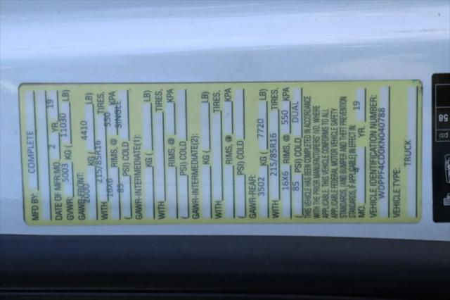 2019 Freightliner Sprinter Standard Roof V6