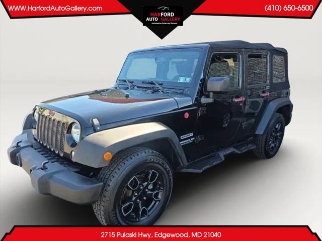 2016 Jeep Wrangler Unlimited Sport for sale in Edgewood, MD