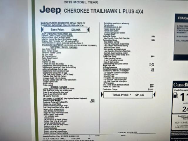 2019 Jeep Cherokee Trailhawk