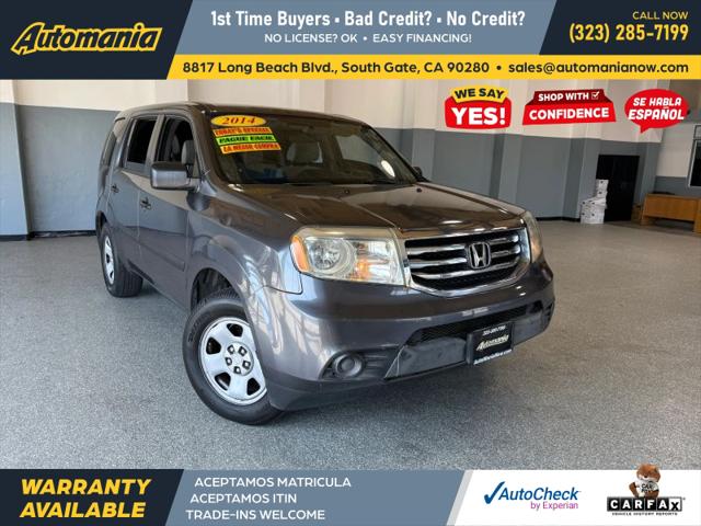 2014 Honda Pilot LX for sale in South Gate, CA