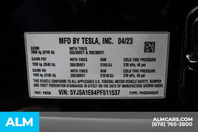 2023 Tesla Model S Plaid Tri Motor All-Wheel Drive