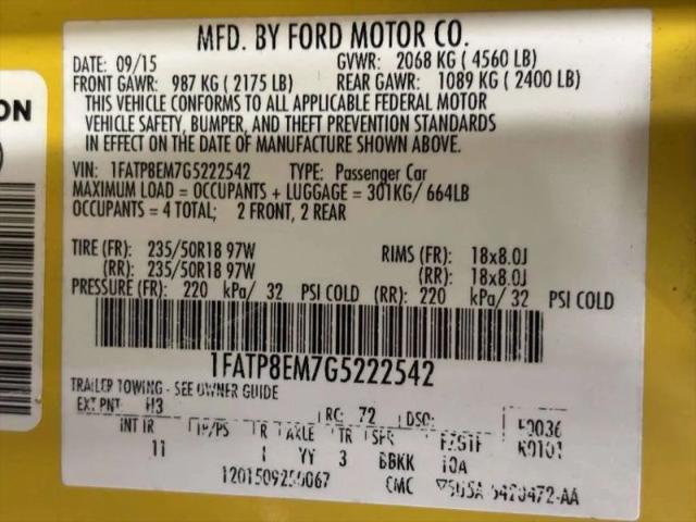 2016 Ford Mustang V6